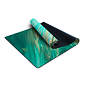 YOGGYS [AQUA] zelená designová jógová podložka