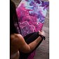 YOGGYS [MANDALAMOTION] fialová, růžová designová jógová podložka s mandalou 3.5 mm