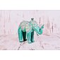 Wooden Elephant GREEN 20cm