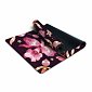 YOGGYS [WILD ORCHID] barevná designová jógová podložka s květinovým motivem 