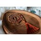 YOGGYS meditační mala - karneol a rudrakša