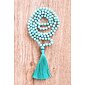 YOGGYS - Meditation Mala Necklace with Aquamarine