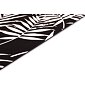 YOGGYS [TROPICAL VISION] černá designová jógová podložka s tropickým motivem 