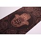 YOGGYS [HAMSA] tmavě hnědá designová jógová podložka s HAMSOU