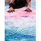 YOGGYS - MANDALA YOGA ROUND MAT - barevná kulatá jógová podložka ILLUMINATION