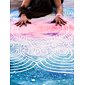 YOGGYS - MANDALA YOGA ROUND MAT - barevná kulatá jógová podložka ILLUMINATION