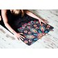 YOGGYS [VINTAGE MANDALA] černá designová jógová podložka s mandalou