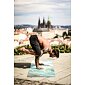 YOGGYS [AQUA] zelená designová jógová podložka