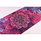 YOGGYS [MANDALAMOTION] fialová/růžová designová jógová podložka s mandalou 