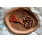 YOGGYS meditační mala - karneol a rudrakša