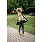 YOGGYS - YOGA BAG black, černá cestovní taška na jógamatku, černá taška na jógovou podložku 