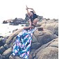 YOGGYS [TROPICAL ISLAND] barevná designová jógová podložka s tropickým motivem 
