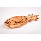 Teak Wood Bowl Pineapple