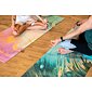 YOGGYS [AQUA] zelená designová jógová podložka