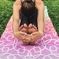 YOGGYS [BLOOMING FLOWER] barevná designová jógová podložka se vzorem