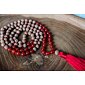 YOGGYS meditační mala - karneol a rudrakša