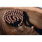 YOGGYS meditační mala - onyx a rudrakša