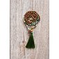 YOGGYS - Meditation Mala with Rudraksha and African Green Jasper