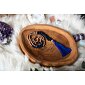 YOGGYS meditační mala - lazurit a rudrakša