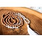 YOGGYS meditační mala - křišťál a rudrakša