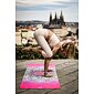 YOGGYS [LOTUS BLOSSOM] růžová designová jógová podložka s mandalou