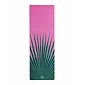 YOGGYS [BALI SOUL PINK] růžová/zelená designová jógová podložka s tropickým motivem